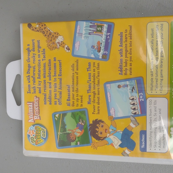 Leapster Go Diego Go Animal Rescuer Game - Picture 6 of 8
